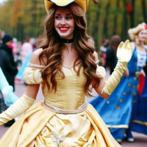 diy belle costume