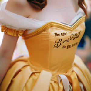 diy belle costume