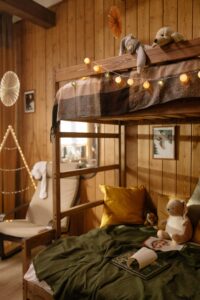 loft bed wood