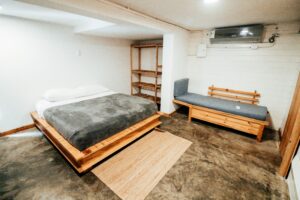 loft bed wood