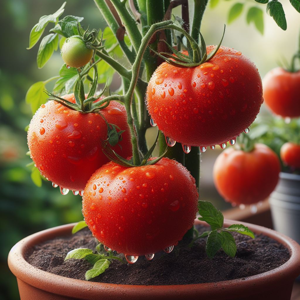 growing tomatoes