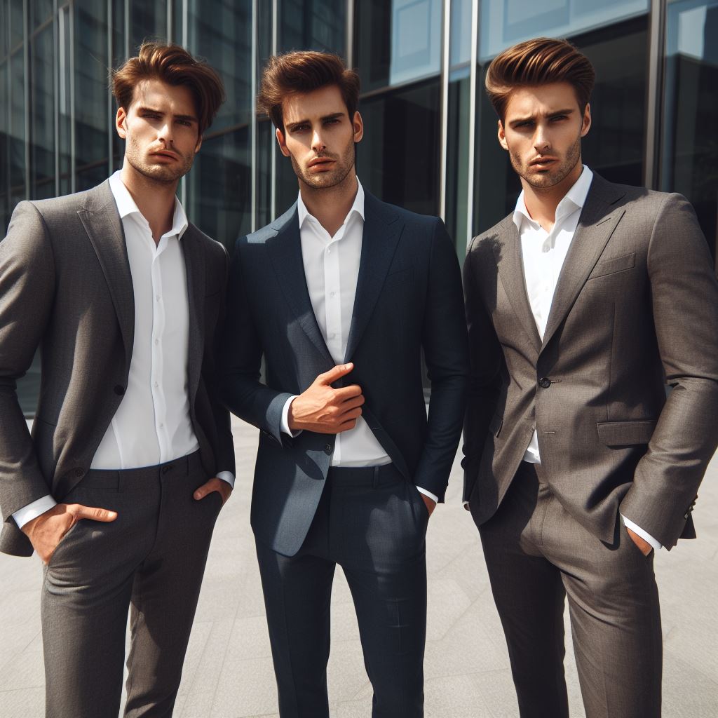wear a suit without a tie