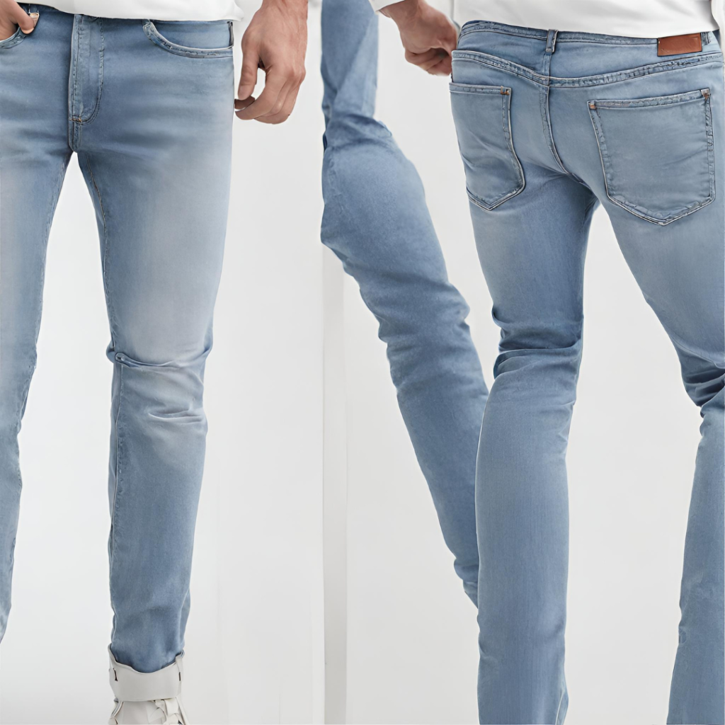 Light Wash Denim Jeans