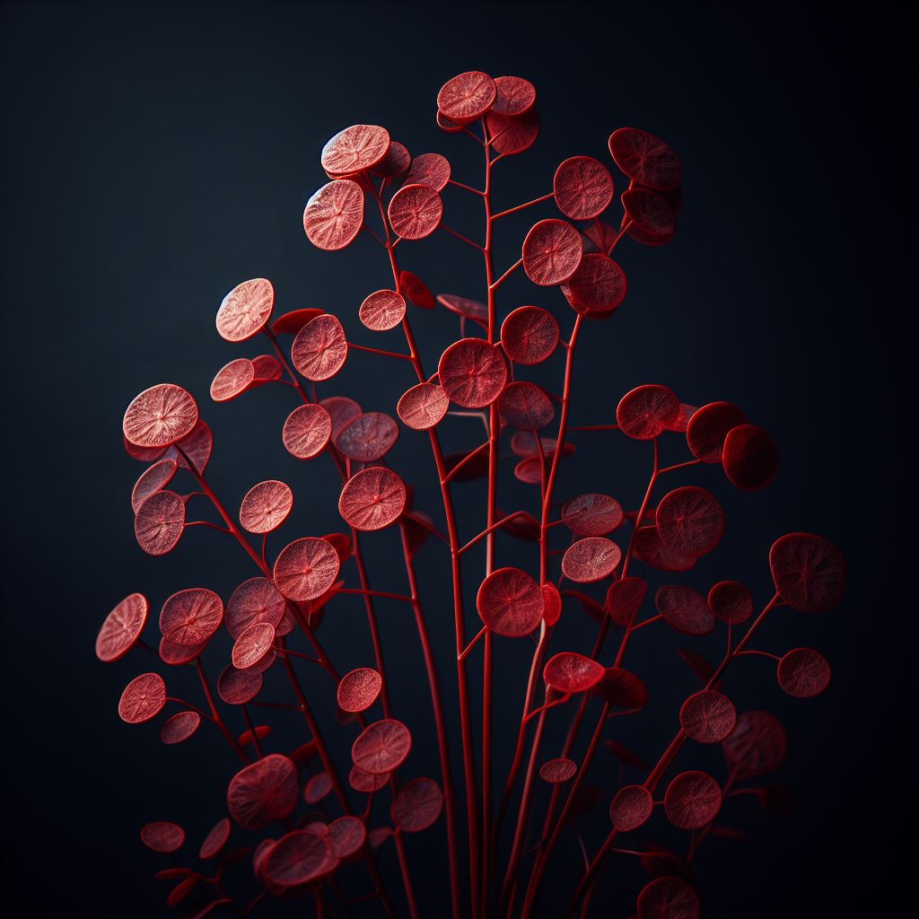 tall red plants